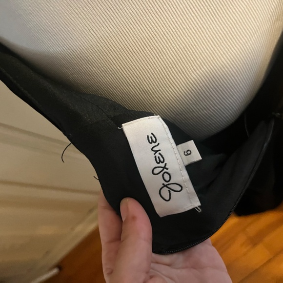 Jolene Prom gown size 6 lace racerback black velvet - Picture 8 of 8